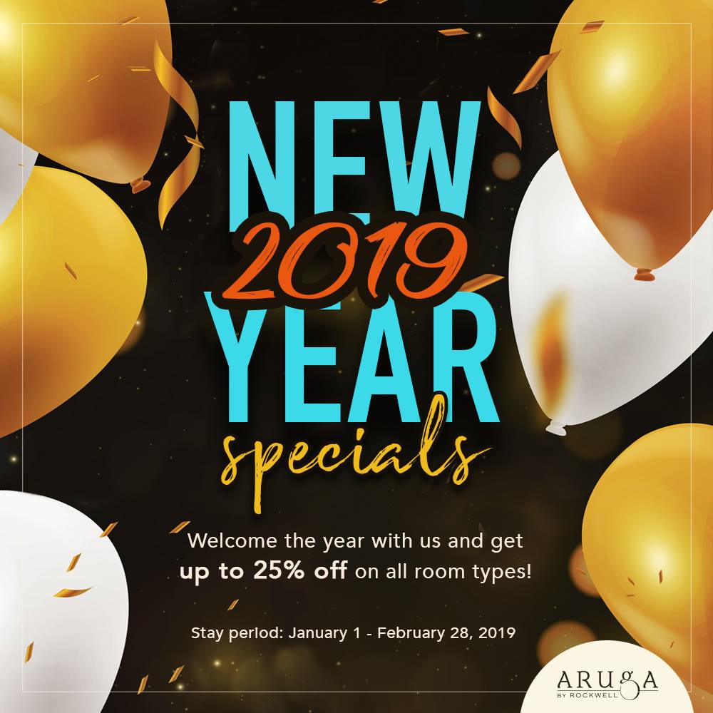 Aruga by Rockwell New Year Specials