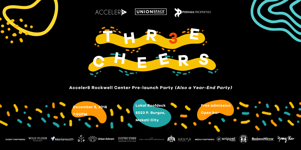 Three Cheers! The Rockwell Pre-Launch and Year-End Party
