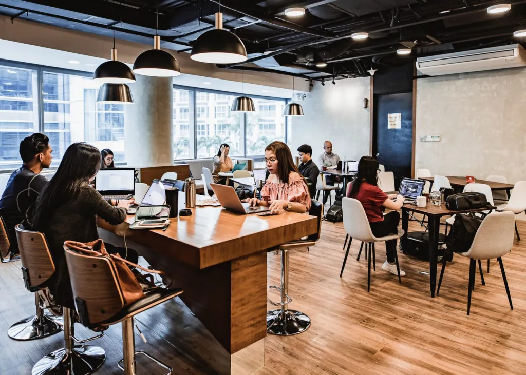 The Acceler8 Rockwell coworking floor